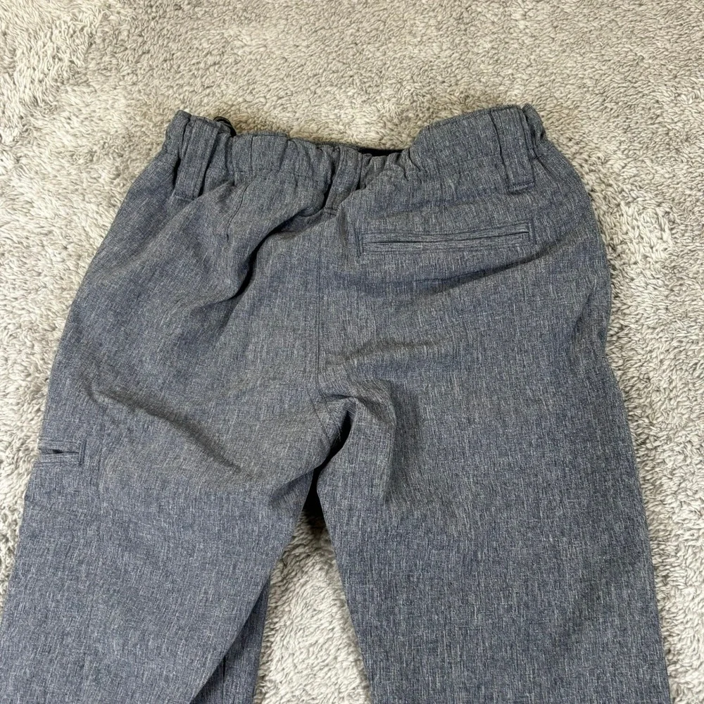 Nordstrom Boys Gray Heather Tech Pants Straight Leg Size 4